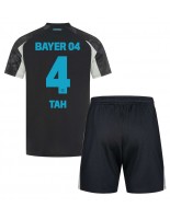 Bayer Leverkusen Jonathan Tah #4 Tredjedraktsett Barn 2024-25 Korte ermer (+ bukser)